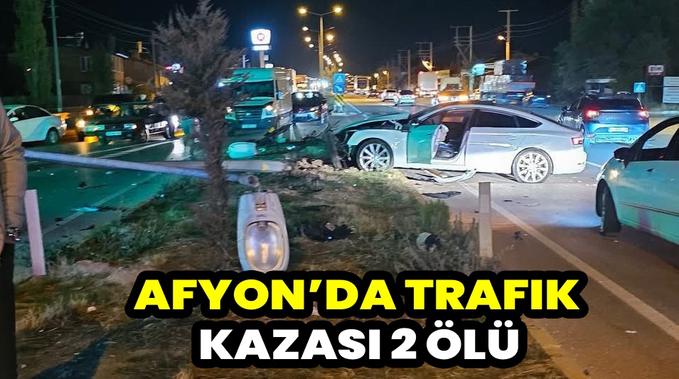 Trafik kazası 2 ölü